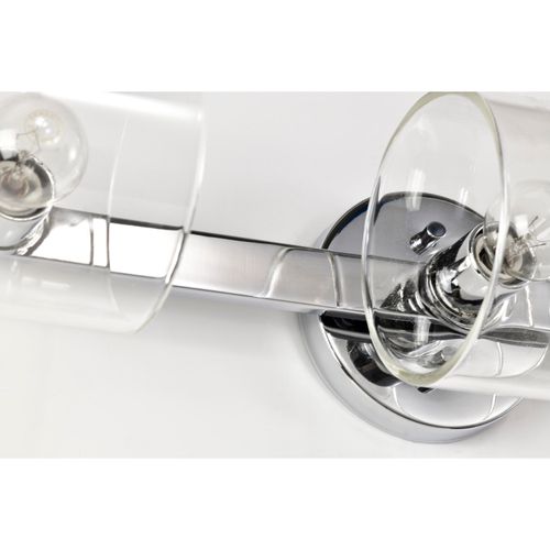 Main product image of Marlowe 3 Light Vanity Polished Nickel w/ Clear Glass