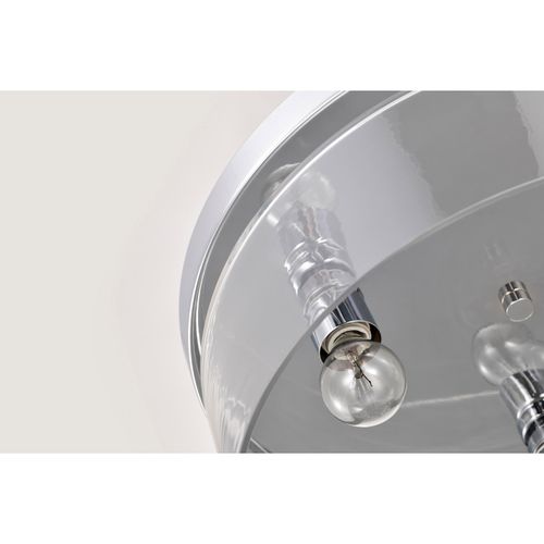 Main product image of Marlowe 15 Inch Flush Mount Polished Nickel w/ Clear Glass