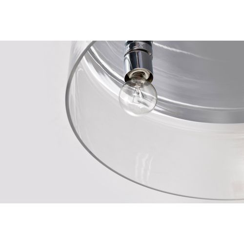 Main product image of Marlowe 15 Inch Flush Mount Polished Nickel w/ Clear Glass