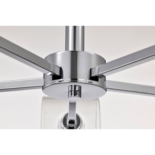 Main product image of Marlowe 28 Inch 5 Light Chandelier Polished Nickel w/ Clear Glass