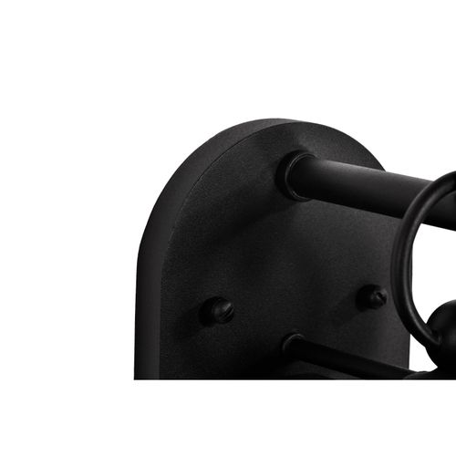 Main product image of Broadstone 1 Light Small Wall Lantern Matte Black w/ Clear Seeded Glass