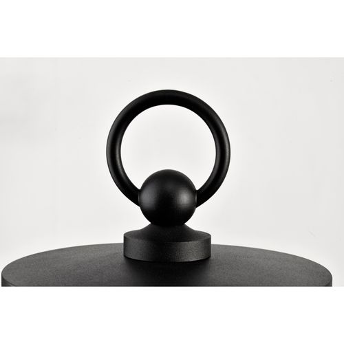 Main product image of Broadstone 2 Light Post Top Matte Black w/ Clear Seeded Glass