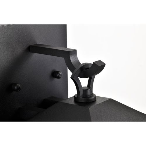 Main product image of Oaklyn 1 Light Small Wall Lantern Matte Black w/ Clear Glass