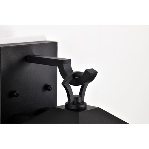 Main product image of Oaklyn 1 Light Medium Wall Lantern Matte Black w/ Clear Glass