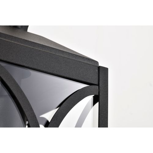Main product image of Oaklyn 1 Light Medium Wall Lantern Matte Black w/ Clear Glass