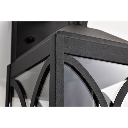Main product image of Oaklyn 1 Light Medium Wall Lantern Matte Black w/ Clear Glass