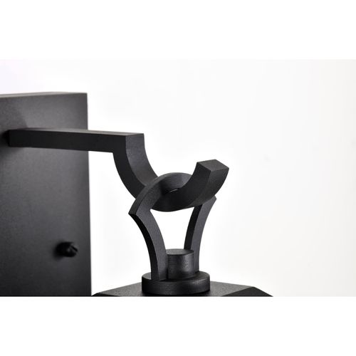 Main product image of Oaklyn 1 Light Large Wall Lantern Matte Black w/ Clear Glass