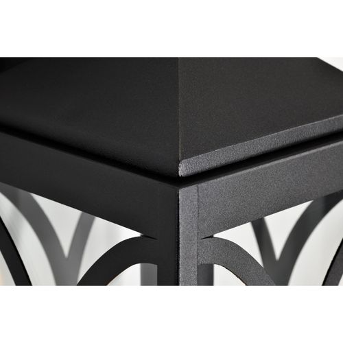 Main product image of Oaklyn 1 Light Large Wall Lantern Matte Black w/ Clear Glass