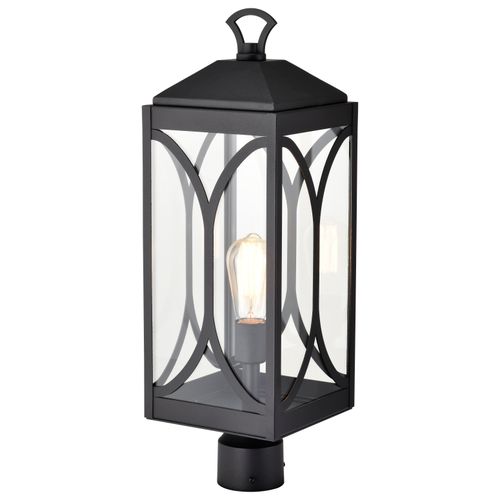 Main product image of Oaklyn 1 Light Post Top Matte Black w/ Clear Glass