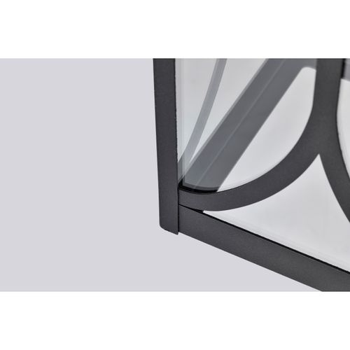 Main product image of Oaklyn 1 Light Hanging Lantern Matte Black w/ Clear Glass