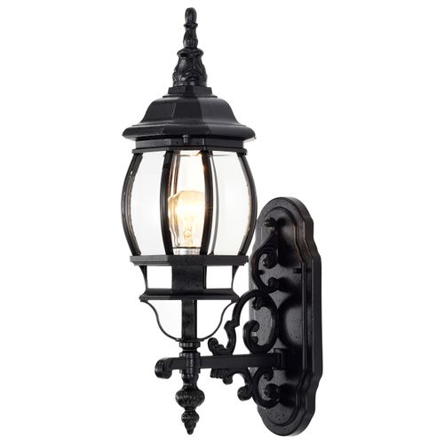 Main product image of Central Park 1 Light 20" Wall Lantern w/ Clear Beveled Glass