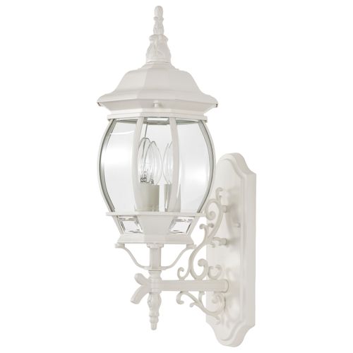 Main product image of Central Park 3 Light 22" Wall Lantern w/ Clear Beveled Glass