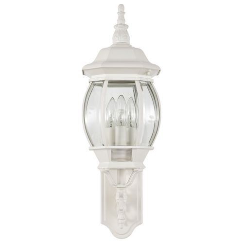 Main product image of Central Park 3 Light 22" Wall Lantern w/ Clear Beveled Glass