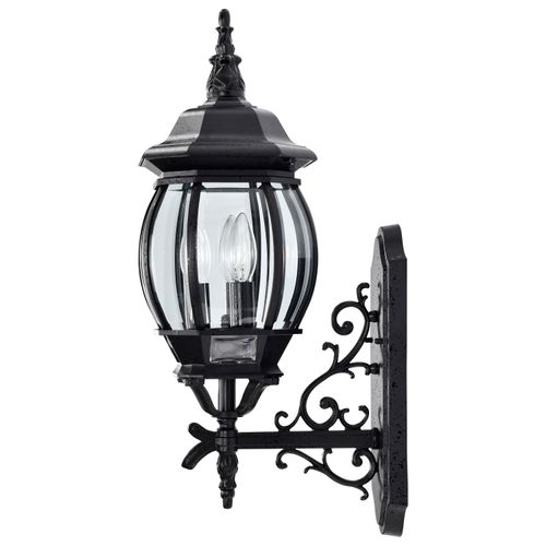 Main product image of Central Park 3 Light 22" Wall Lantern w/ Clear Beveled Glass