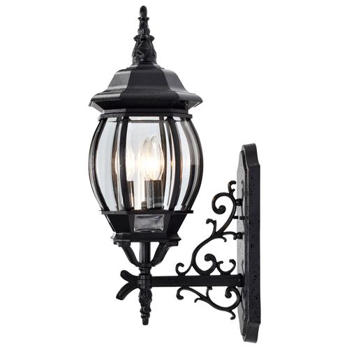 Main product image of Central Park 3 Light 22" Wall Lantern w/ Clear Beveled Glass