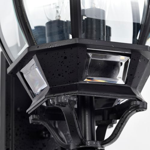 Main product image of Central Park 3 Light 22" Wall Lantern w/ Clear Beveled Glass