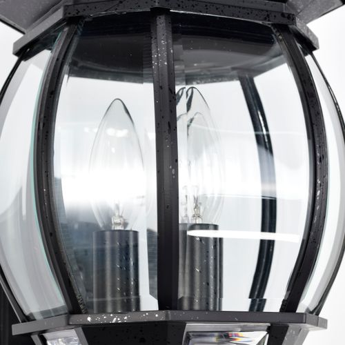 Main product image of Central Park 3 Light 22" Wall Lantern w/ Clear Beveled Glass