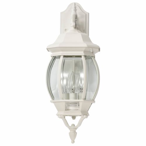Main product image of Central Park 3 Light 22" Wall Lantern w/ Clear Beveled Glass