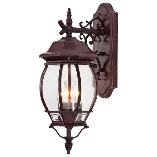 Main product image of Central Park 3 Light 22" Wall Lantern w/ Clear Beveled Glass