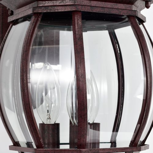 Main product image of Central Park 3 Light 22" Wall Lantern w/ Clear Beveled Glass