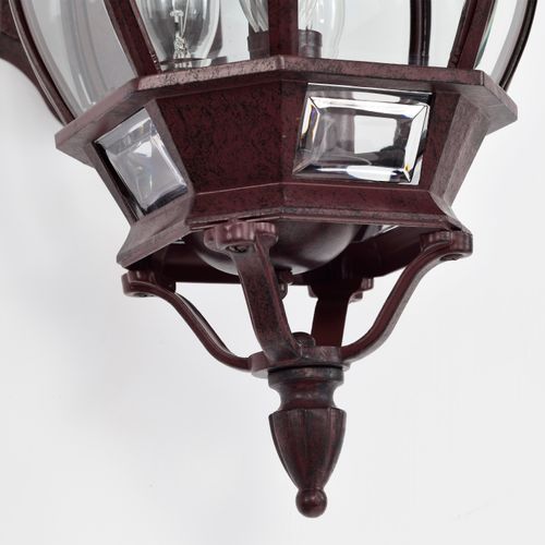 Main product image of Central Park 3 Light 22" Wall Lantern w/ Clear Beveled Glass