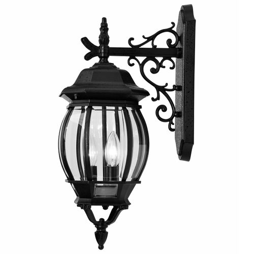 Main product image of Central Park 3 Light 22" Wall Lantern w/ Clear Beveled Glass