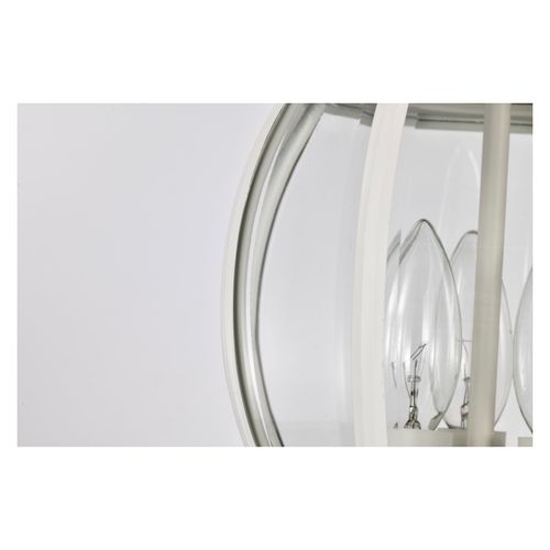Main product image of Central Park 3 Light 20" Hanging Lantern w/ Clear Beveled Glass