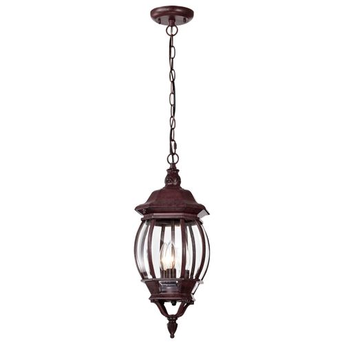 Main product image of Central Park 3 Light 20" Hanging Lantern w/ Clear Beveled Glass