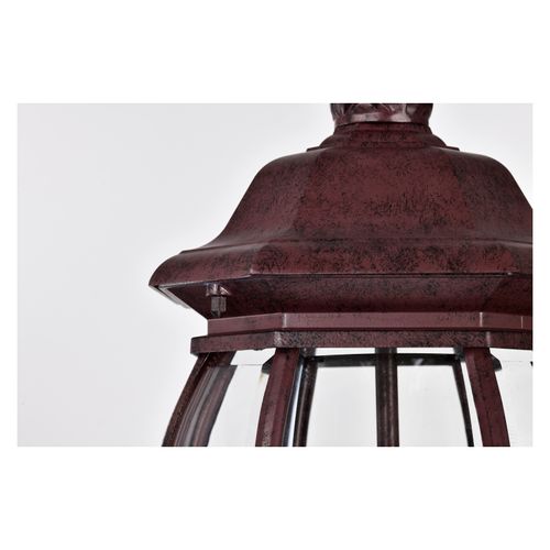 Main product image of Central Park 3 Light 20" Hanging Lantern w/ Clear Beveled Glass