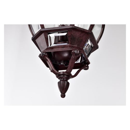 Main product image of Central Park 3 Light 20" Hanging Lantern w/ Clear Beveled Glass