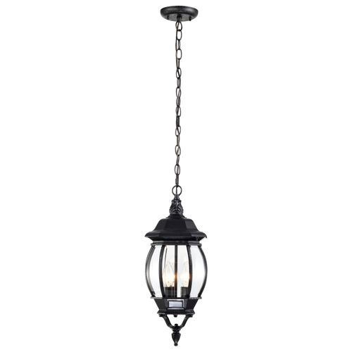 Main product image of Central Park 3 Light 20" Hanging Lantern w/ Clear Beveled Glass