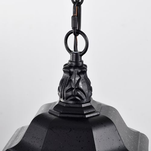 Main product image of Central Park 3 Light 20" Hanging Lantern w/ Clear Beveled Glass