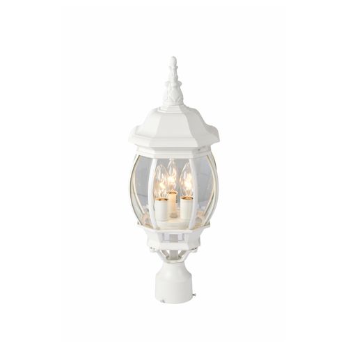 Main product image of Central Park 3 Light 21" Post Lantern w/ Clear Beveled Glass