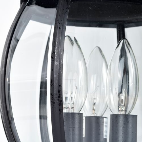 Main product image of Central Park 3 Light 21" Post Lantern w/ Clear Beveled Glass