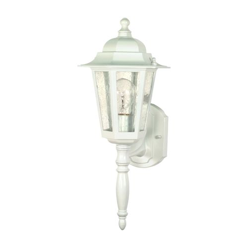 Main product image of Cornerstone 1 Light 18" Wall Lantern w/ Clear Seed Glass