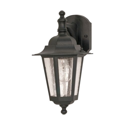 Main product image of Cornerstone 1 Light 13" Wall Lantern Arm Down w/ Clear Seed Glass