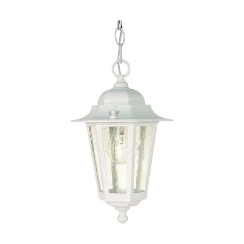 Main product image of Cornerstone 1 Light 13" Hanging Lantern w/ Clear Seed Glass