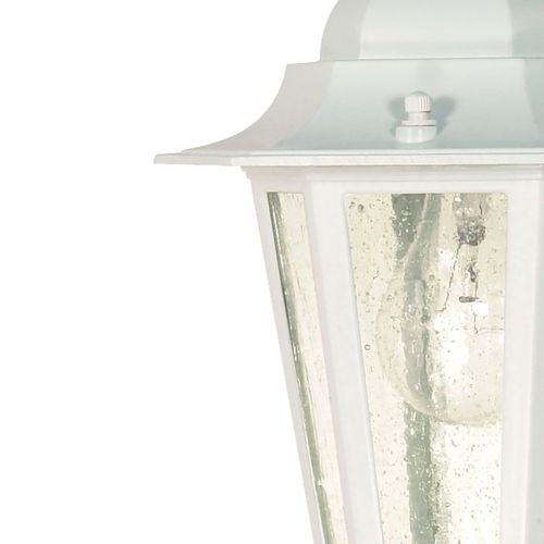 Main product image of Cornerstone 1 Light 13" Hanging Lantern w/ Clear Seed Glass