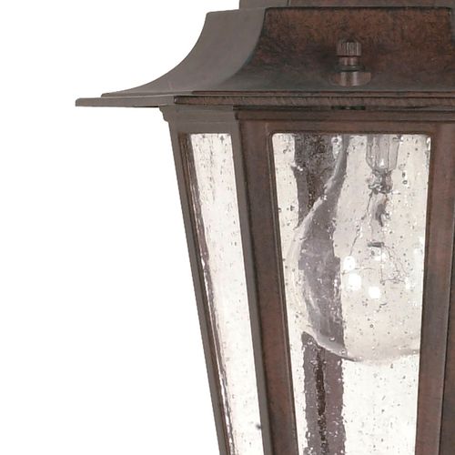 Main product image of Cornerstone 1 Light 13" Hanging Lantern w/ Clear Seed Glass