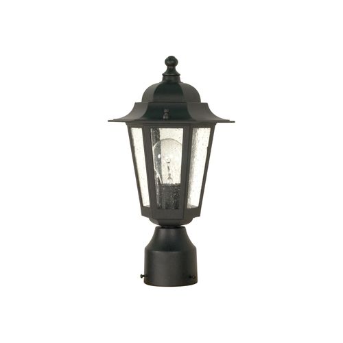 Main product image of Cornerstone 1 Light 14" Post Lantern w/ Clear Seed Glass