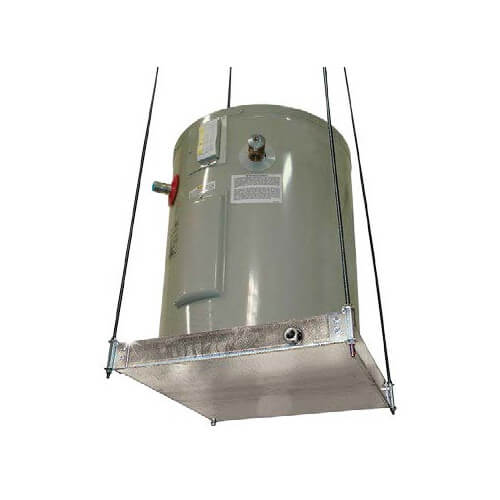 Main product image of Ceiling Mount Suspended Platform w/ Metal Drain Fitting (28-1/2" x 28-1/2" Pan x 3" Pan)