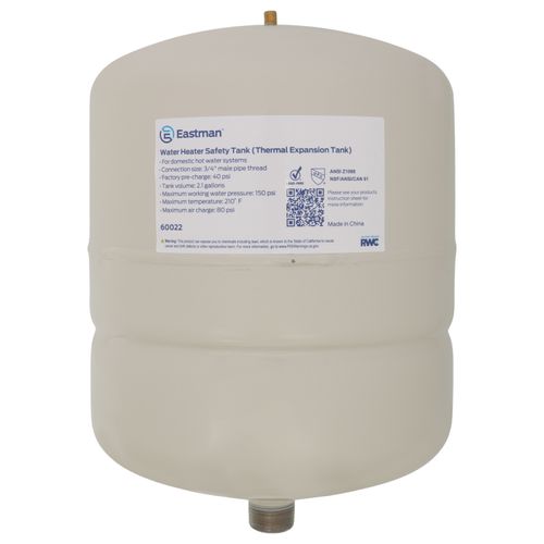 Main product image of Water Heater Expansion Tank - 2 Gallon, 3/4" Nptm, 60022