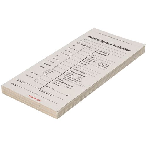Main product image of Heating System Evaluation Forms (50 Sheets per Pad), 6008