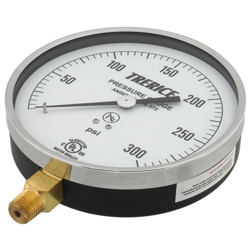 Main product image of 600CB, 4-1/2" Pressure Gauge with Lower Mount (0-300 PSI)