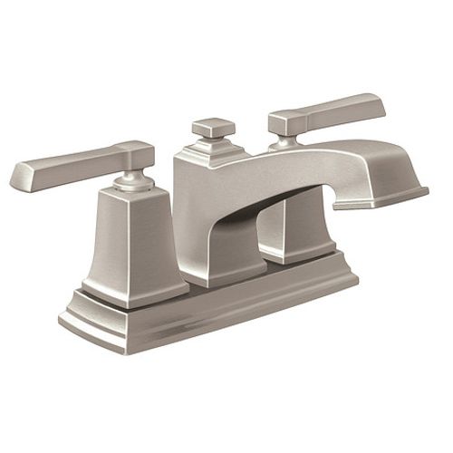 Main product image of Boardwalk Spot Resist Brushed Nickel 2 Handle Bathroom Faucet, 6010SRN