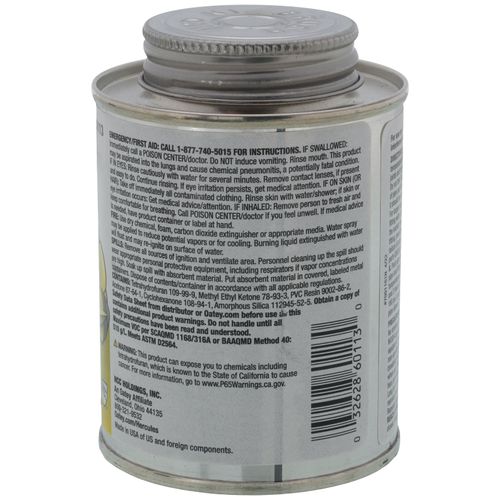 Main product image of 8 oz. Medium Body, Fast Set PVC Cement (Clear)