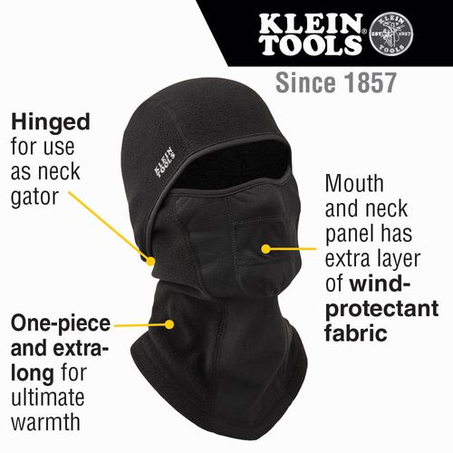 Main product image of Windproof Hinged Balaclava (Black)