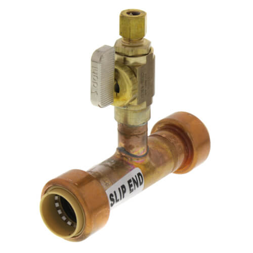 Add-A-Line 3/4 Push Fit x 1/4 OD Compression (No Lead Copper)