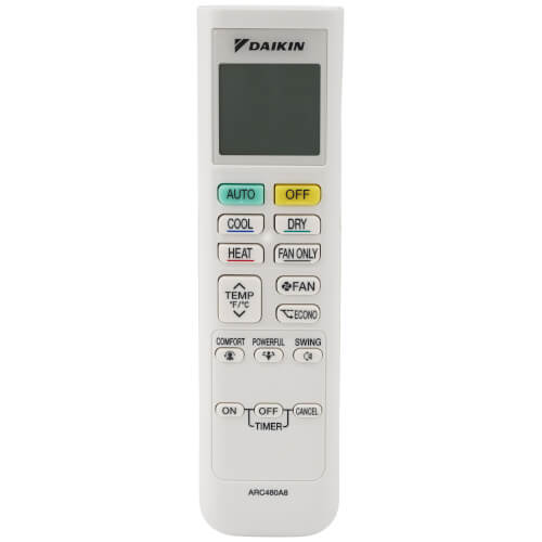 6025006 Daikin 6025006 ARC480A8 Remote Control, 6025006