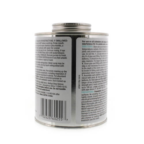 16 oz. Medium Body, Fast Set PVC Cement (Blue)